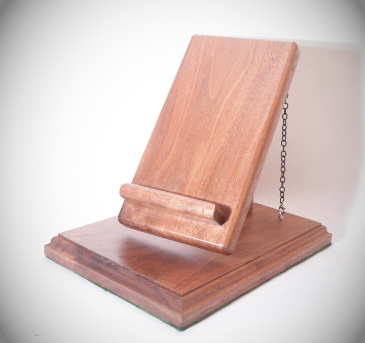 Hardwood Floating Phone Stand